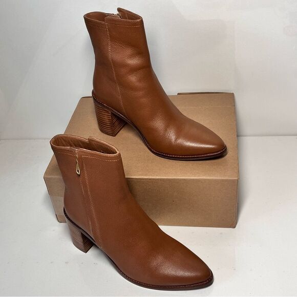 Seychelles Desirable Leather Heeled Ankle Boots - Picture 4 of 6